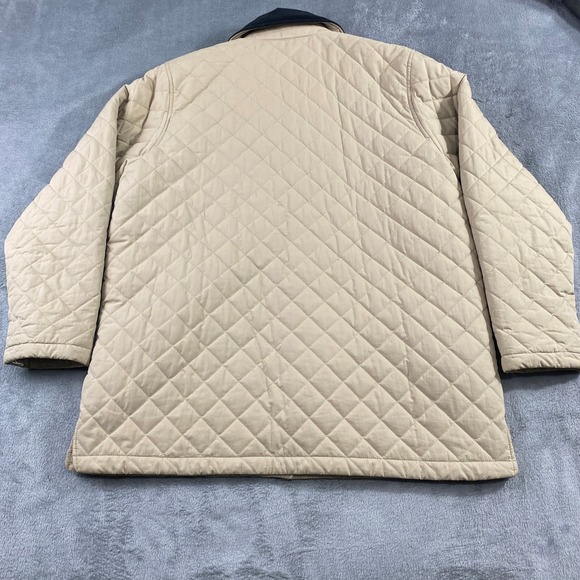 LLBean Coat Womens L Quilted Barn Chore Corduroy Collar Thermore Insulation Farm - Picture 2 of 16